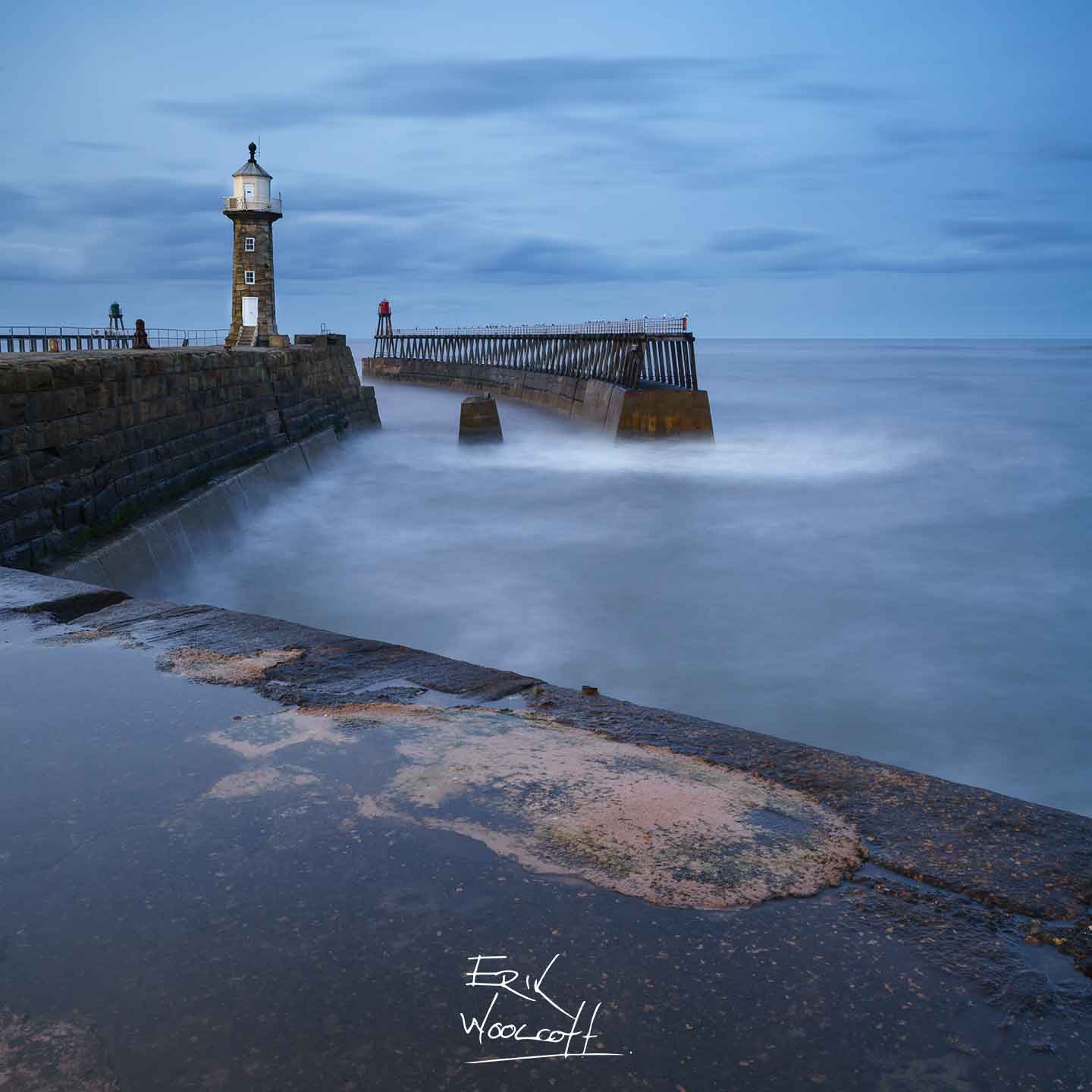 Whitby Lighthouse Dusk